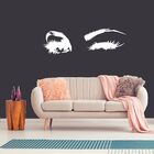 Adesivo De Parede Olhos Piscando - Branco