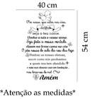 Adesivo De Parede Pai Nosso Medida:40 X 54 Cm