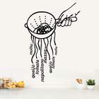 Adesivo De Parede Para Cozinha Macarronada-m 70x49cm