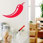 Adesivo De Parede Para Cozinha Pimenta-m 58x38cm