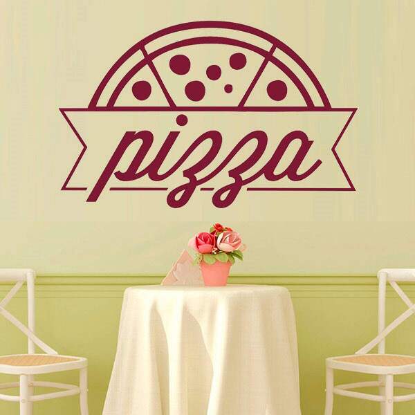Adesivo De Parede Para Cozinha Pizza-eg 118x74cm