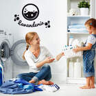 Adesivo de Parede Para Lavanderia Bolhas