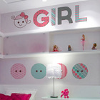 Adesivo de Parede para Quarto de Bebê Girl