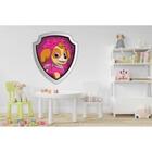 Adesivo De Parede Patrulha Canina Escudo - Sky Medidas:34 X 4