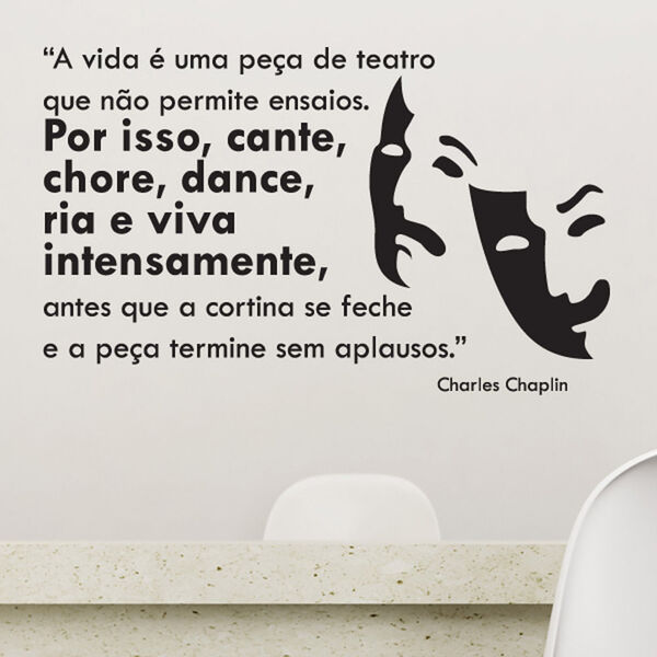 Adesivo De Parede - Peça De Teatro - 010frg