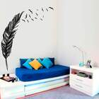Adesivo De Parede Pena Pássaros Voando-gig 98x170cm