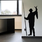 Adesivo De Parede - Pescador - 009esg