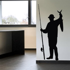 Adesivo De Parede - Pescador - 009esg