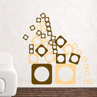 Adesivo De Parede - Quadrados Em Equilibrio - 024abp