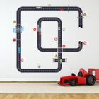 Adesivo de Parede Quarto Infantil Ruas e Carros