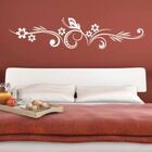 Adesivo De Parede - Ramos  Flores E Borboleta - 022flp