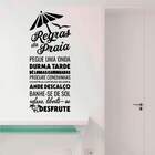 Adesivo De Parede Regras Da Praia-m 40x98cm
