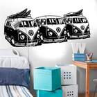 Adesivo De Parede Retrô 3 Kombi-g 135x60cm