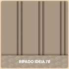 Adesivo De Parede Ripado Grande Liso Claro Moderno Sala Hall