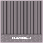 Adesivo De Parede Ripas De Madeira Roxo Liso Lavável Quarto