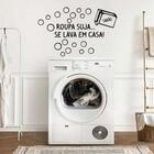 Adesivo De Parede Roupa Suja *atenção As Medidas* Medida:40 X