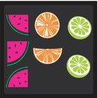 Adesivo De Parede Salada De Fruta