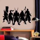 Adesivo De Parede Samurais-eg 148x98cm