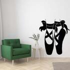 Adesivo De Parede Sapatilha Bailarina Mod 02 Medida:34 X 40 Cm