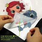 Adesivo De Parede Sereia Na Baleia-eg 85x69cm