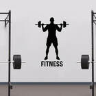 Adesivo De Parede Silhueta Homem Fitness