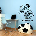 Adesivo De Parede Silhueta Neymar Jr