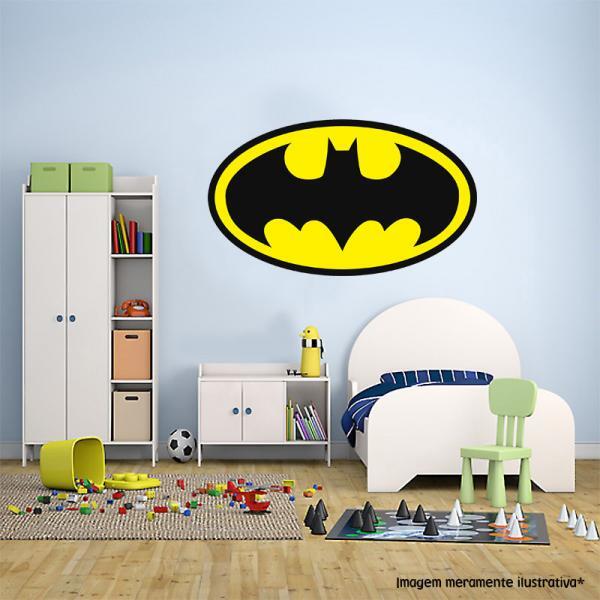 Adesivo De Parede Símbolo Batman Simbolo Batman:100 X 58 Cm