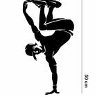 Adesivo De Parede Skatista *atenção As Medidas* Medida: 20 x