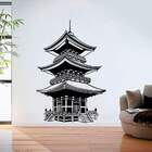 Adesivo De Parede Templo Chinês-es 98x147cm