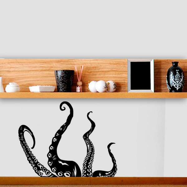 Adesivo De Parede Tentáculos De Polvo-gig 128x98cm