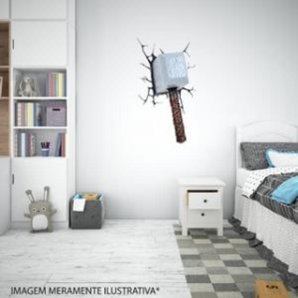 Adesivo De Parede Thor 3d Medida:17 X 30 Cm