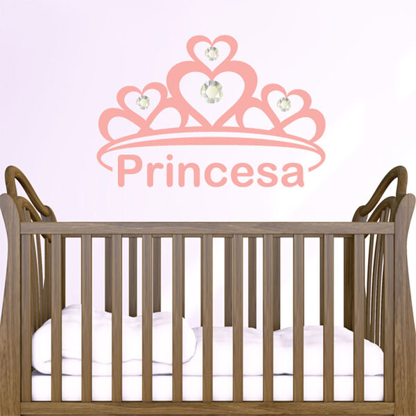 Adesivo De Parede - Tiara De Princesa - 204inm