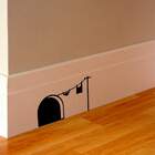 Adesivo De Parede Toca Do Rato Varal-eg 58x31cm