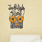 Adesivo De Parede - Too High Retro - 202msg