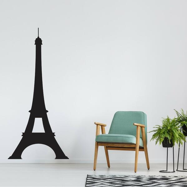Adesivo De Parede Torre Eiffel 115x54cm - Para Porta Também