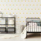 Adesivo De Parede Triângulos Amarelos 121un