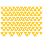 Adesivo De Parede Triângulos Amarelos 121un