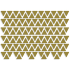 Adesivo De Parede Triângulos Dourados 121un