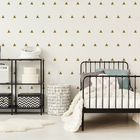 Adesivo De Parede Triângulos Dourados 121un