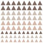 Adesivo De Parede Triangulos Tons De Marrom 78un