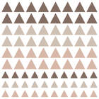 Adesivo de Parede Triangulos Tons de Marrom 91un