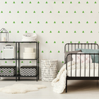 Adesivo De Parede Triângulos Verde Claro 121un