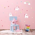 Adesivo de Parede Unicornio Mágico Infantil para Quarto