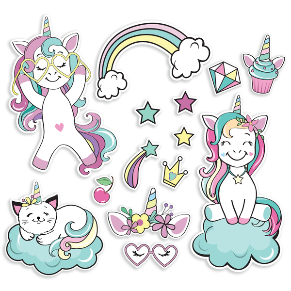 Adesivo De Parede Unicornio Teen Para Quarto De Menina Leroy Merlin Em superfícies e paredes lisas, com tinta acetinada, latex e acrílica, livres de poeira ou pó de gesso, móveis o produto chegou no prazo. adesivo de parede unicornio teen para quarto de menina