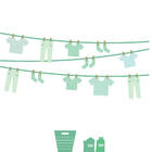 Adesivo de Parede Varal Charme Verde