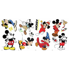 Adesivo De Parede Wiler Disney Mickey - 22cm X 44cm