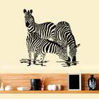 Adesivo De Parede Zebras Bebendo Água-eg 98x93cm