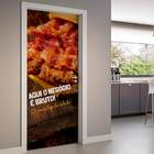 Adesivo De Porta Aqui O Negócio É Bruto-83x210cm