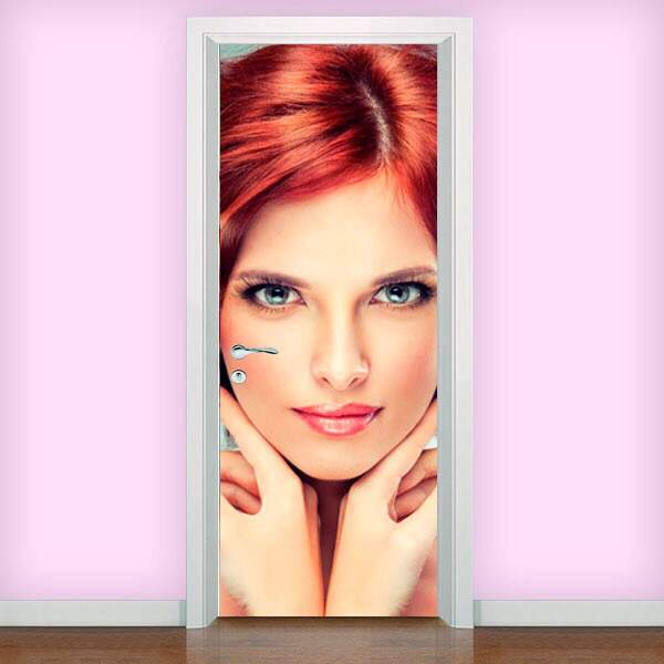 Adesivo De Porta Beleza 17-63x210cm