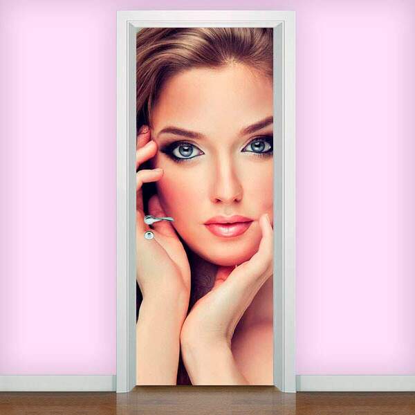 Adesivo De Porta Beleza 30-63x210cm